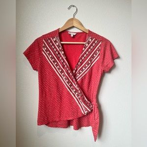 Lucky Brand wrap top